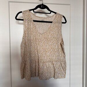 LOFT Outlet Peplum Tank